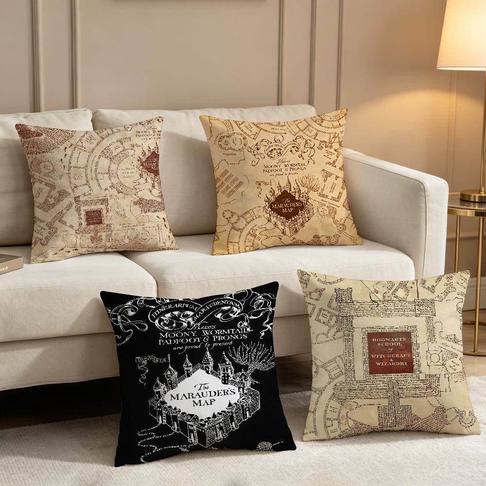 Recliner Sofa Cover - غطاء وسادة ناعم ومريح بتصميم خريطة