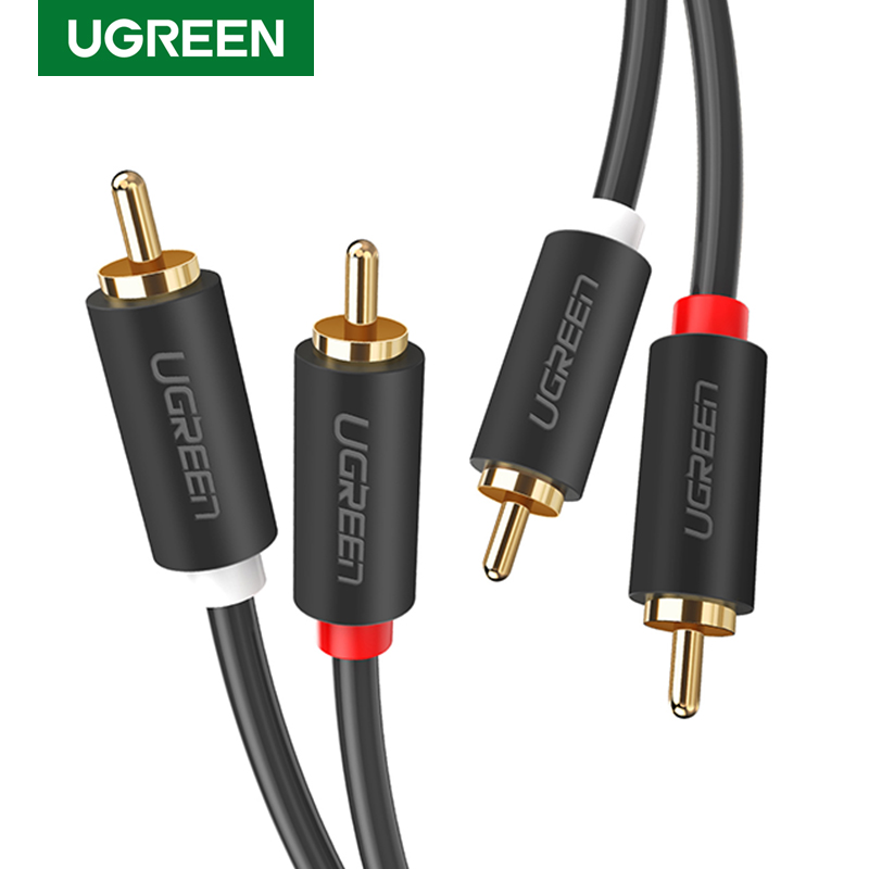 Home Cinema Installation - UGREEN 2RCA إلى 2 RCA الذكور
