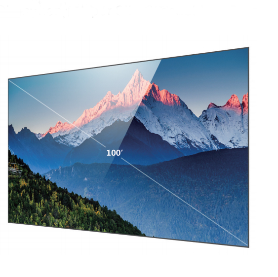Home Cinema Tv Screen - شاشة عرض ثابتة بإطار ثابت مقاس