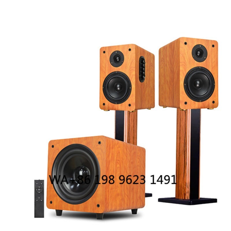 Audio Home Cinema - مكبر صوت ساب ووفر خشبي بقوة