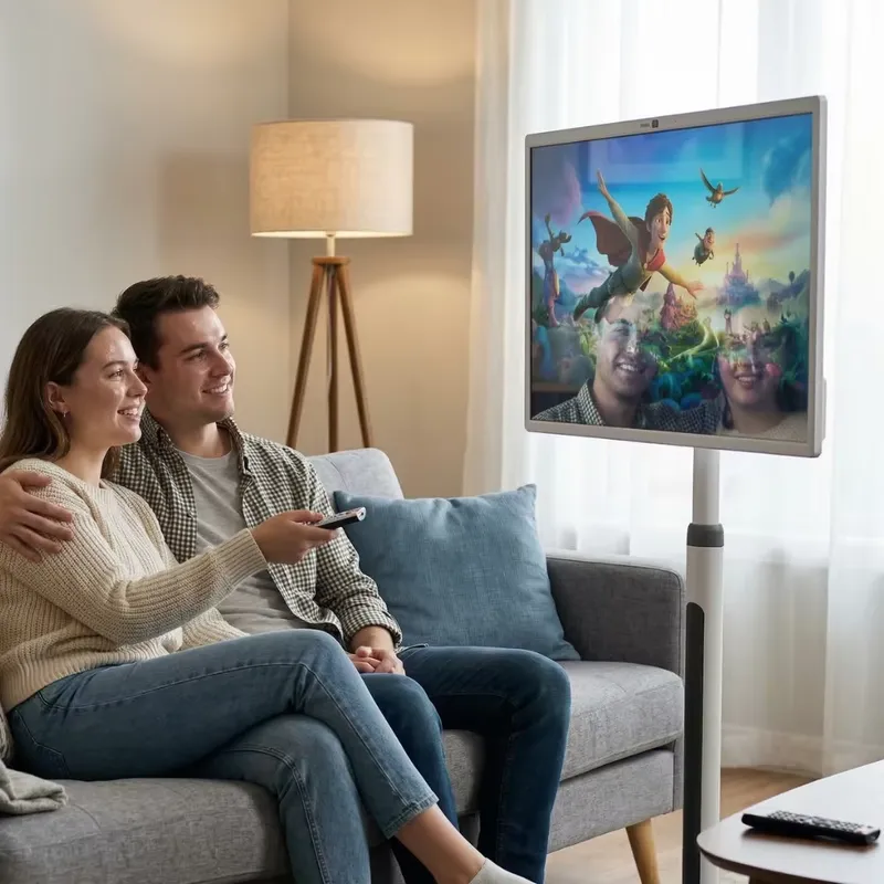 Home Cinema Tv Screen - شاشة ذكية لاسلكية محمولة مقاس 32