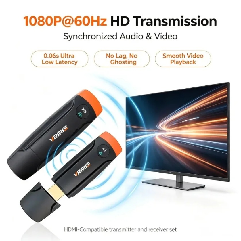 Home Cinema Tv Screen - محول سينما منزلية لاسلكي متوافق مع