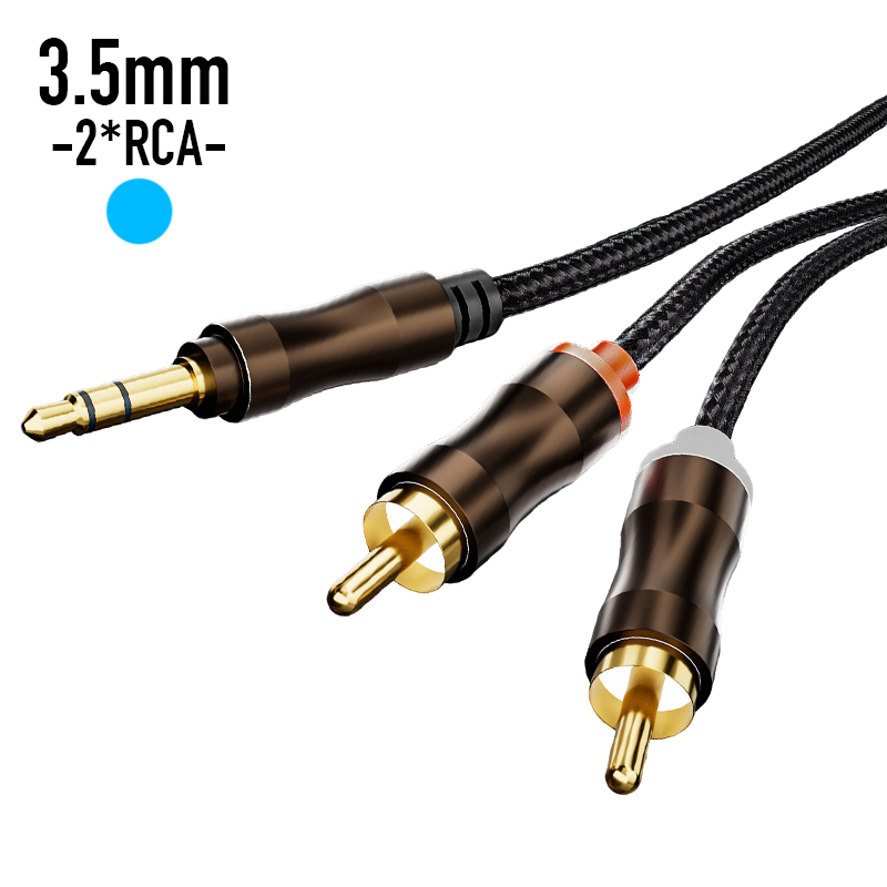 Home Cinema Installation - كابل صوت RCA إلى 3.5 ملم،