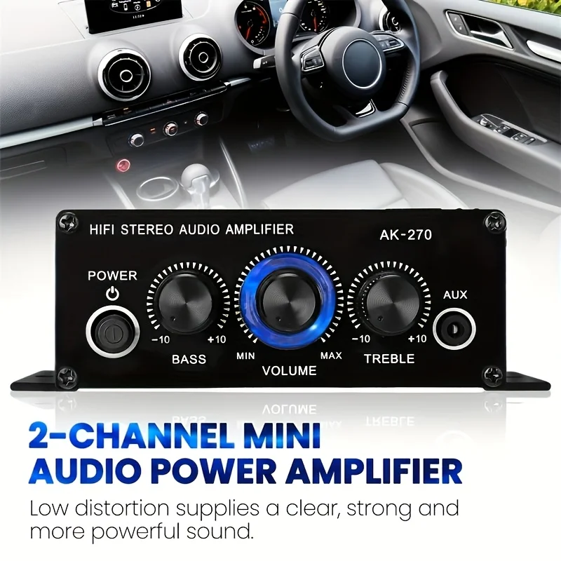 مضخم صوت AK-270 HIFI، قناة 2.0 - مراجعة Home Cinema Installation وسعره