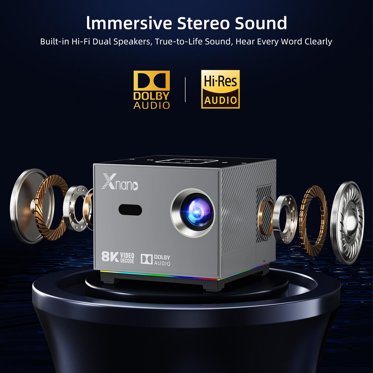 Xnano محمولة بروجيكتور ذكي الأ - مراجعة Home Cinema Hdmi وسعره
