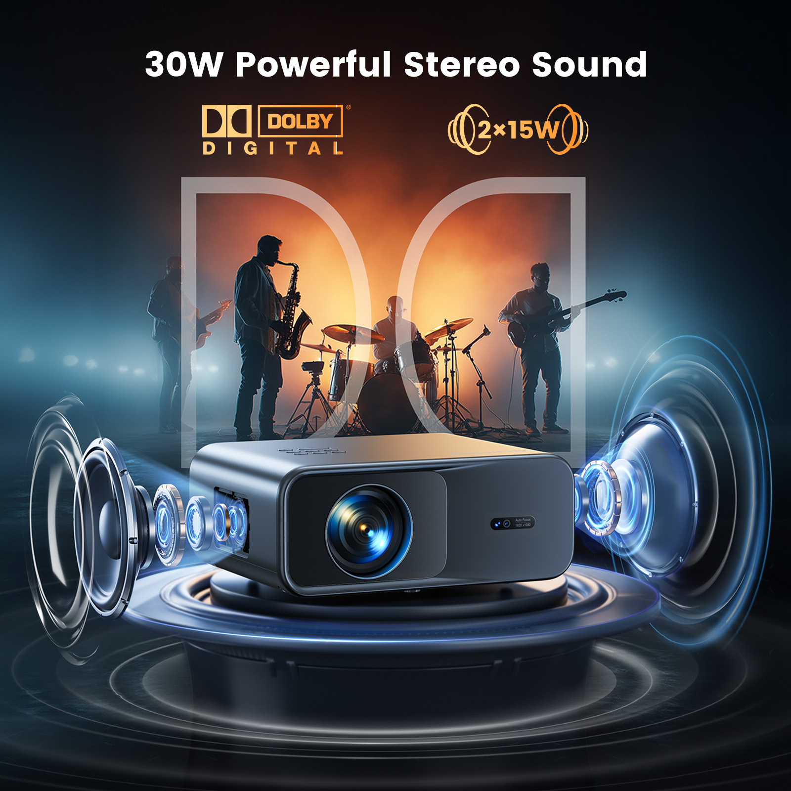 جهاز عرض Wimius G1 4K مع نظام  - مراجعة Home Cinema Hdmi وسعره