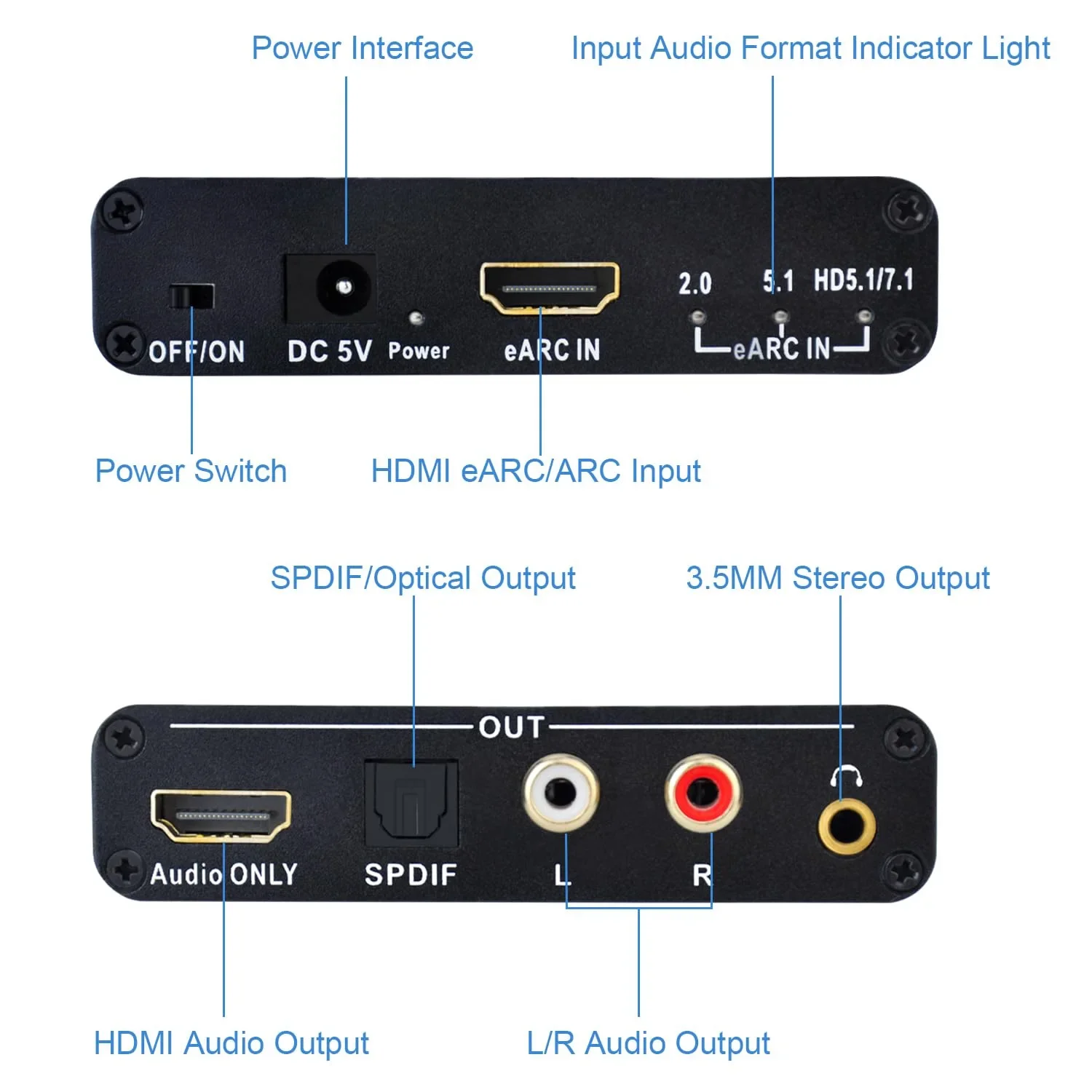 محول استخراج الصوت من HDMI EAR - مراجعة Home Cinema Hdmi وسعره