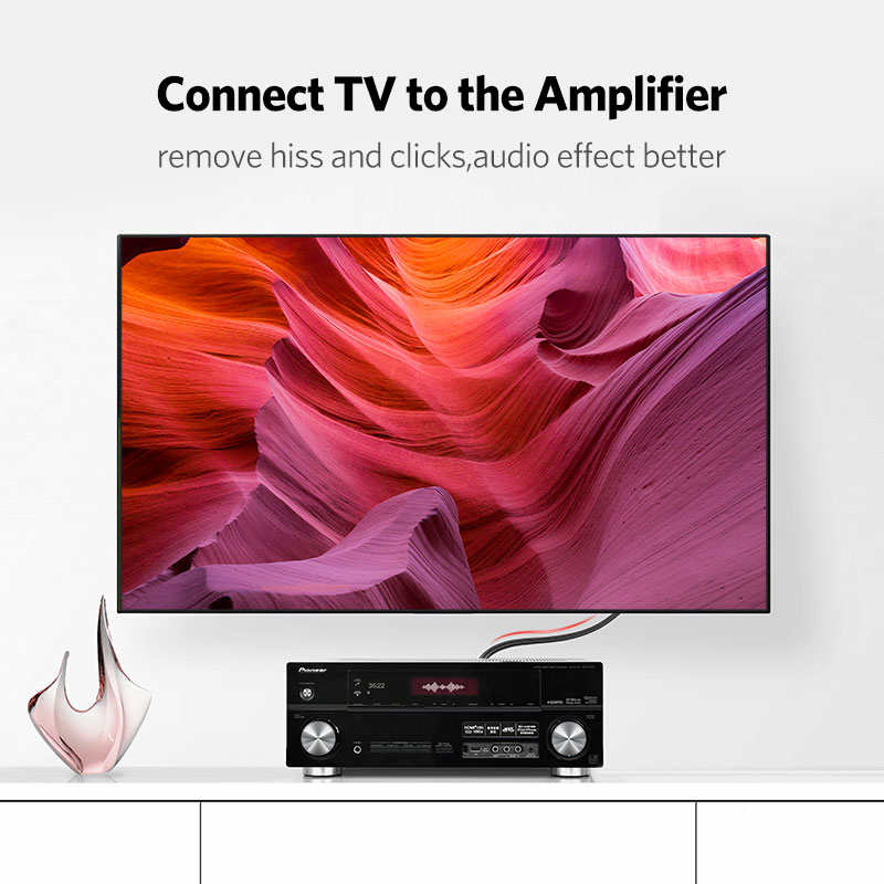UGREEN 2RCA إلى 2 RCA الذكور إ - مراجعة Home Cinema Installation وسعره