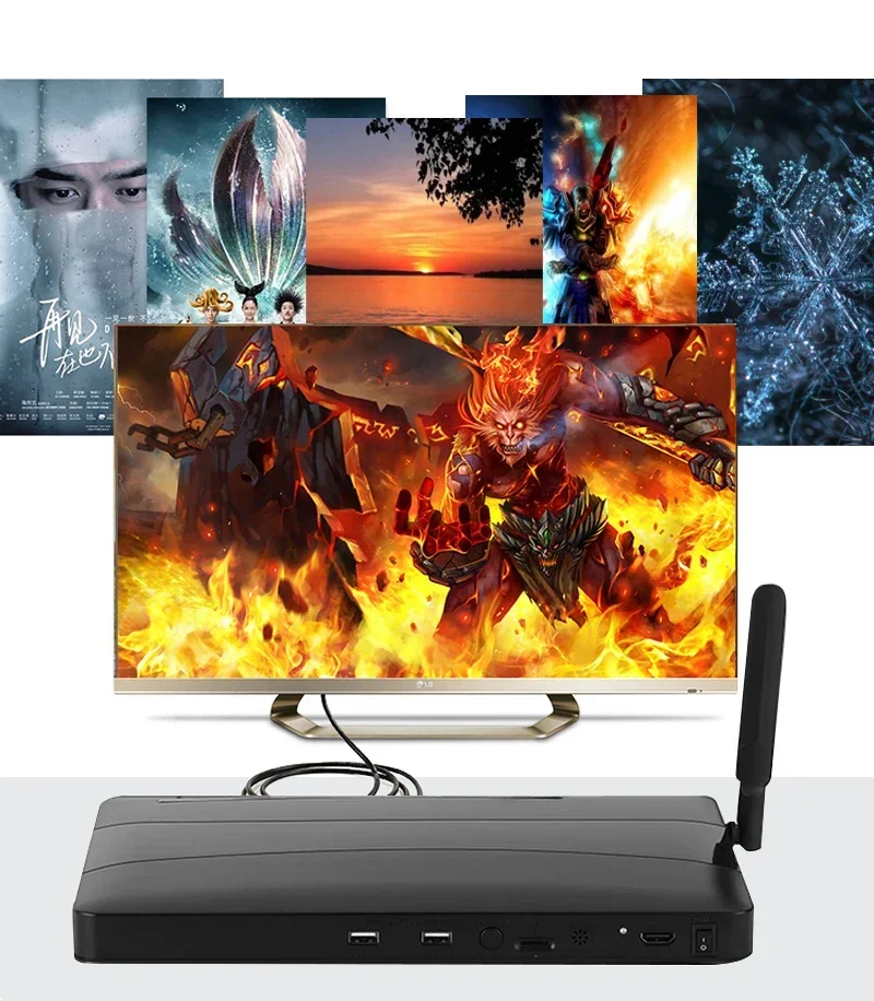 صندوق بث الفيديو مع 8 قنوات ،  - مراجعة 4K Media Player وسعره