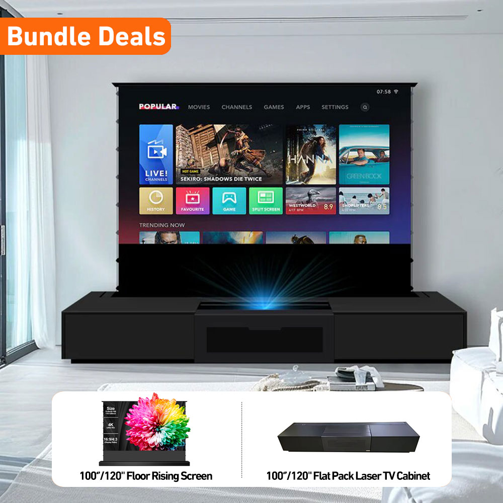 اتجاهات التجميل الجديدة 120 بو - مراجعة Home Cinema Tv Screen وسعره