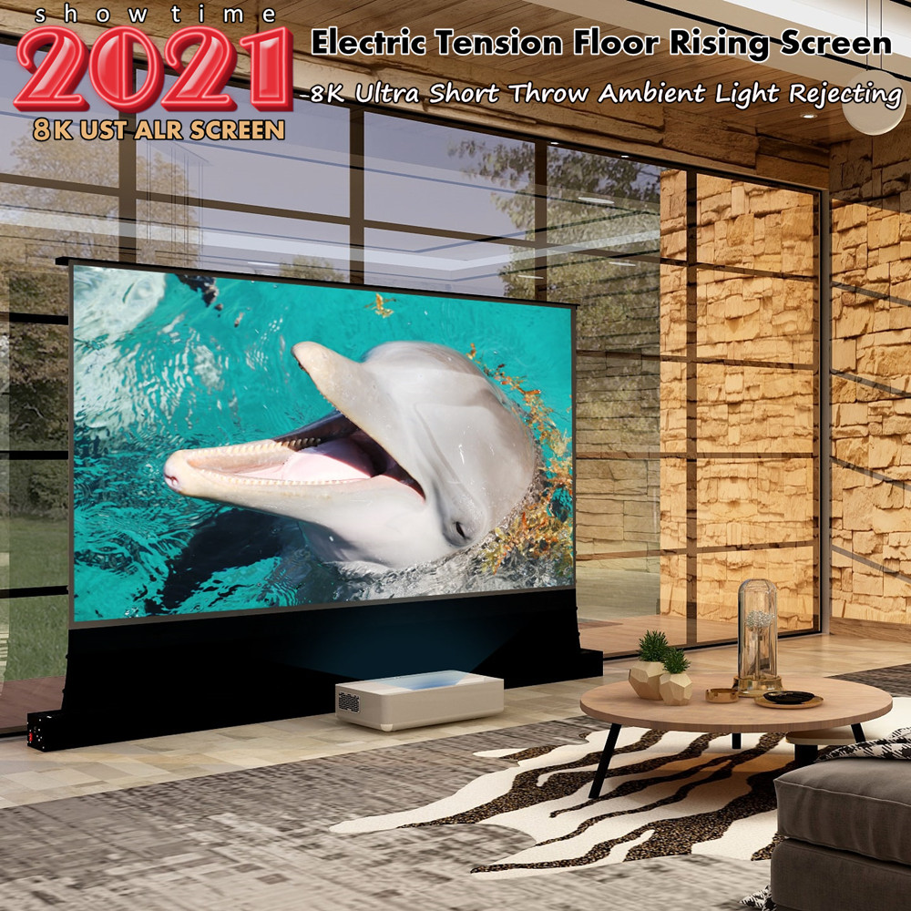 شحن مجاني 100 بوصة 16:9 UST AL - مراجعة Home Cinema Tv Screen وسعره