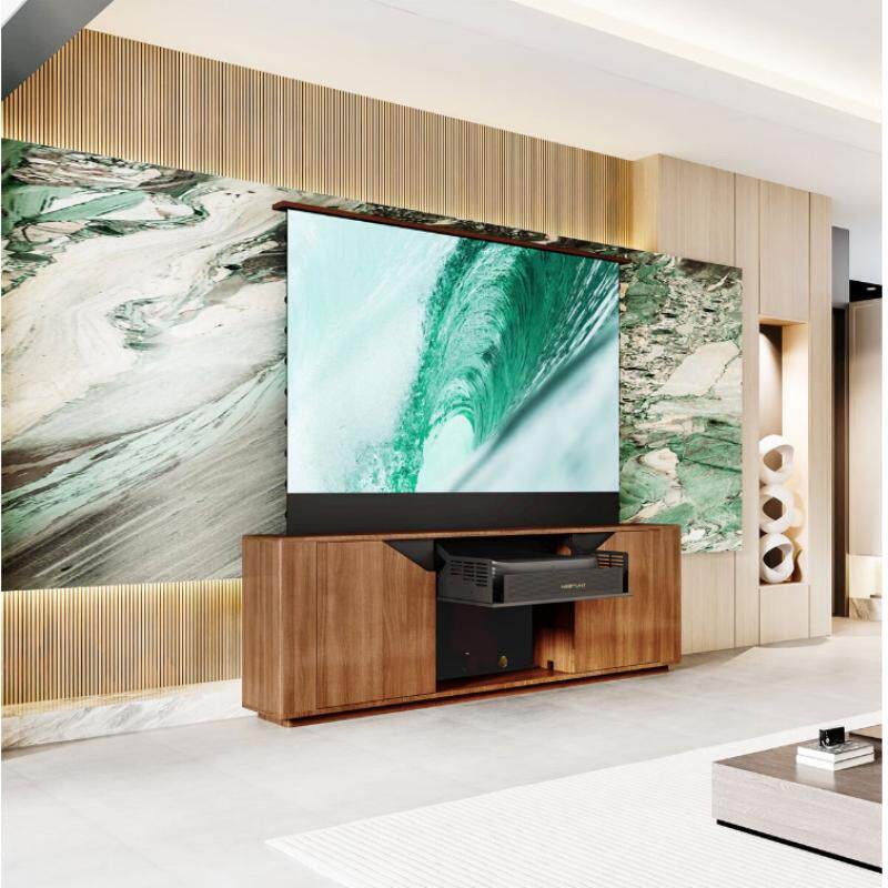 خزانة متكاملة لتلفزيون الليزر  - مراجعة Home Cinema Tv Screen وسعره