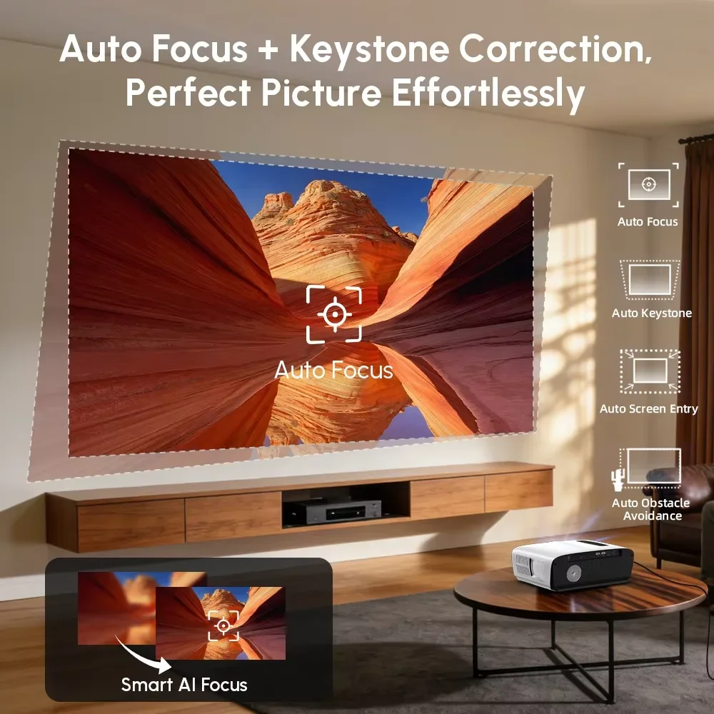 جهاز عرض A9S الجديد بدقة 4K وس - مراجعة Home Cinema Hdmi وسعره